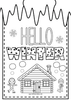 Winter coloring pages winter coloring printable winter worksheet for kids