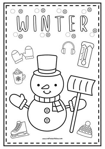 Winter coloring pages winter coloring printable winter worksheet for kids