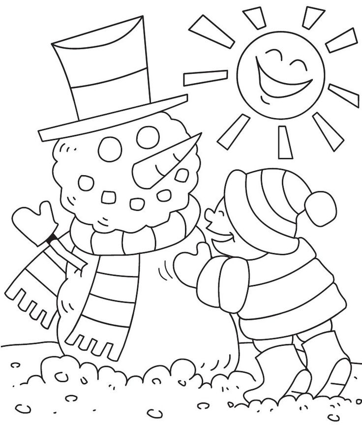 Winter coloring pages coloring pages winter snowman coloring pages christmas coloring pages