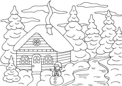 Coloring pages forest images â browse photos vectors and video