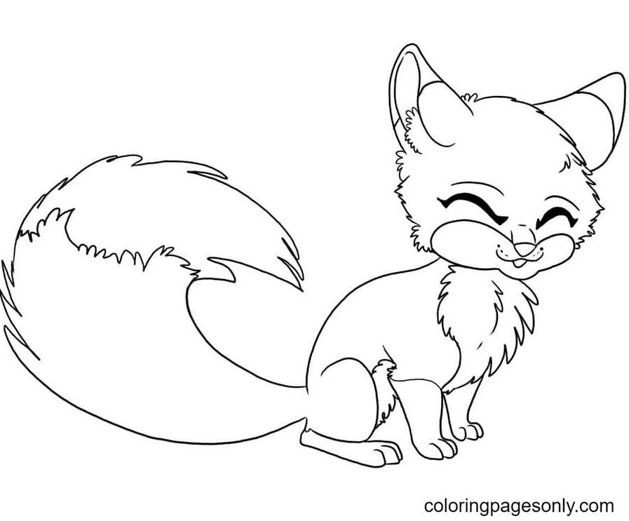 Fox coloring pages printable for free download