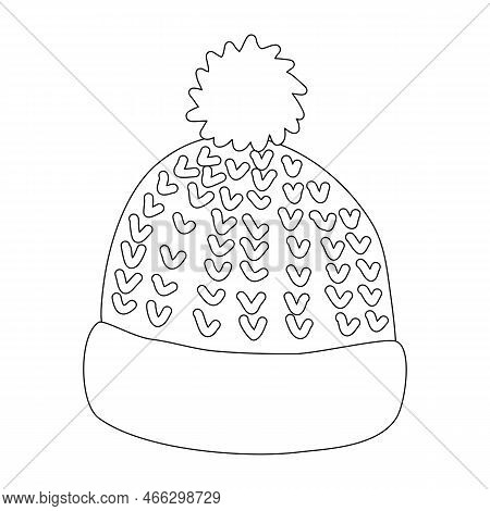 Knitted winter hat vector photo free trial bigstock