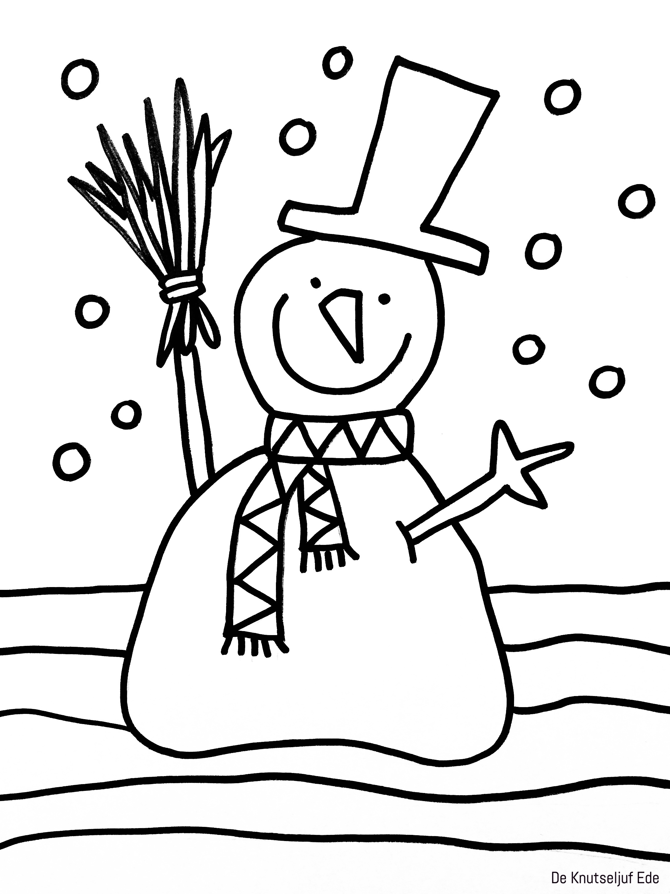 Winter coloring pages