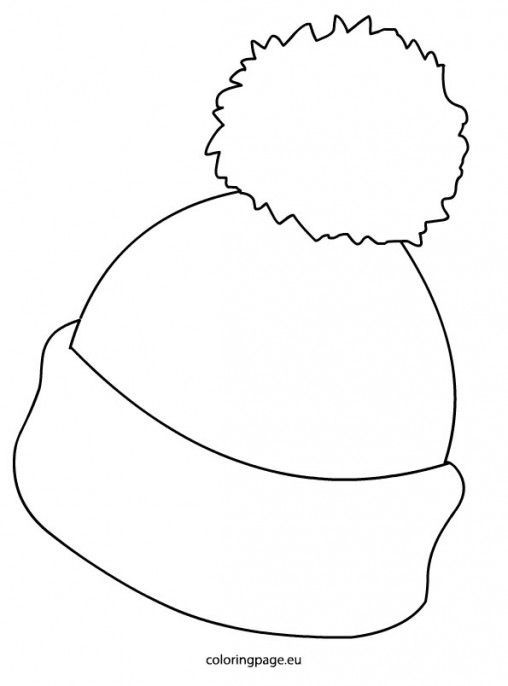 Learn snow hat coloring page designs canvas winter crafts winter hat craft january crafts