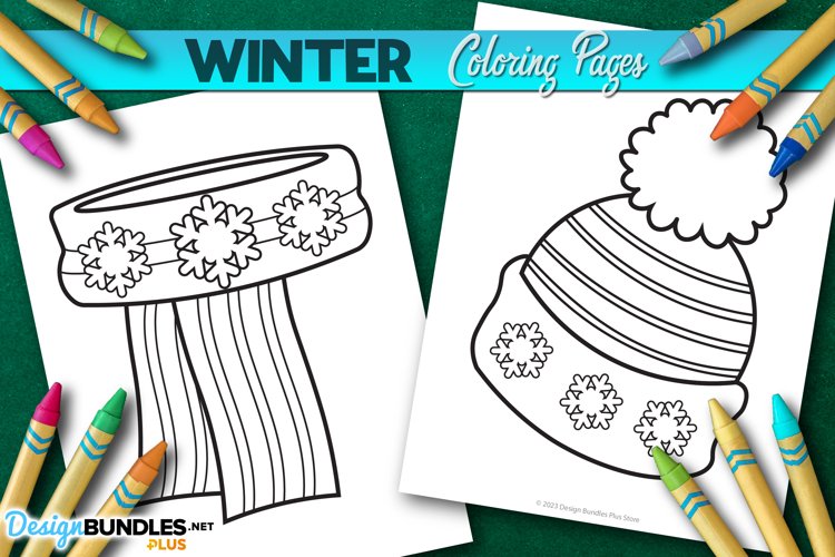 Winter coloring pages printable worksheets