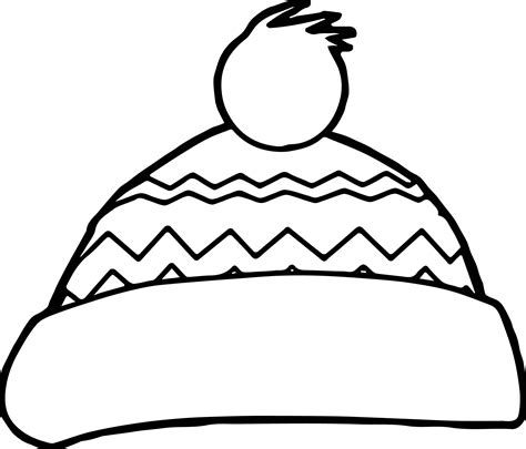 Hat coloring pages