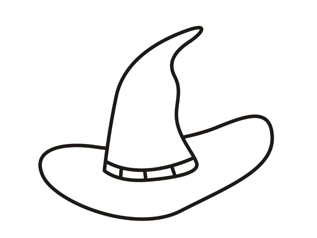 Hat coloring pages