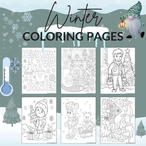 Winter coloring pages coloring sheets fun winter activities snowflakes worksheet made by teachers