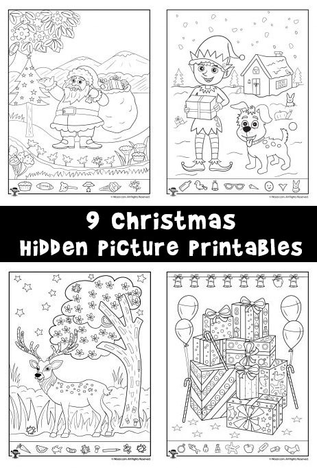 Christmas hidden picture printables for kids woo jr kids activities childrens publishing