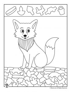 Winter hidden picture coloring pages woo jr kids activities childrens publishing