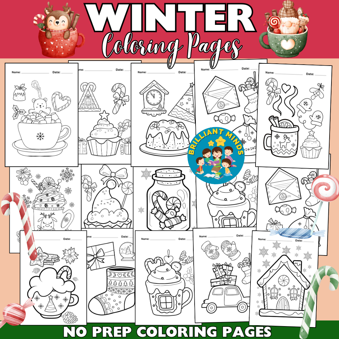 Winter holiday coloring pages winter activities december winter coloring sheets winter coloring made by teachers