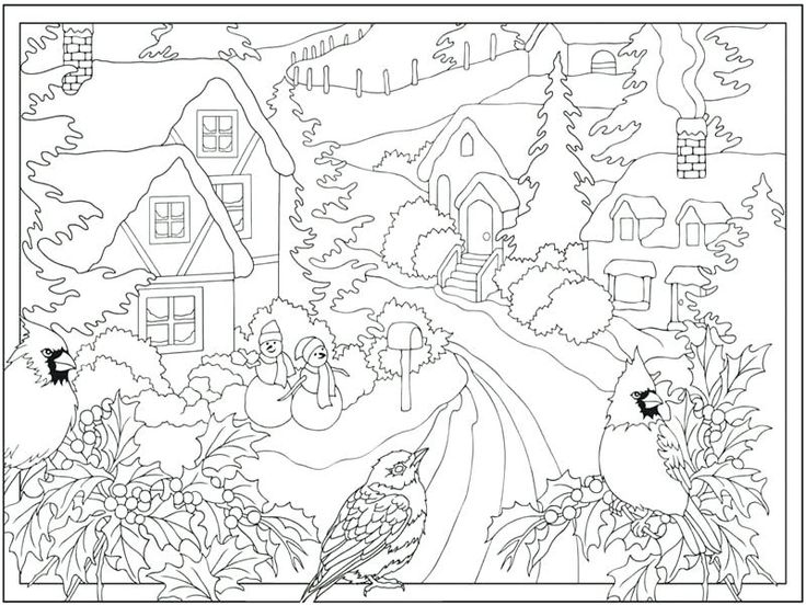 Printable winter coloring pictures winter scene coloring pages printable winter scene coloring pages pâ coloring pages coloring pages winter free coloring pages