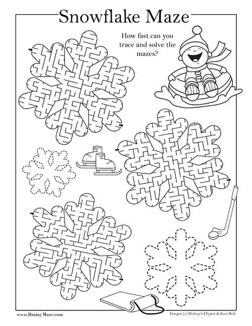 Winter mazes