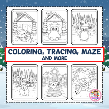 Winter coloring pages for kids winter classroom party activities winter games made by teachers