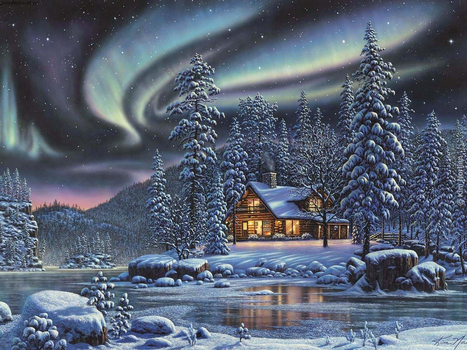 Artistic winter hd papers and backgrounds