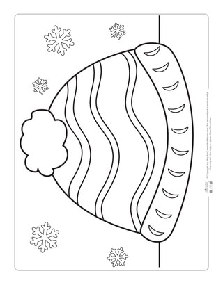 Winter coloring pages