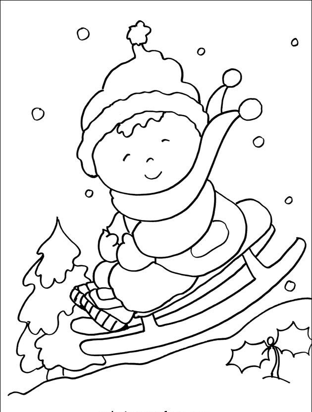 Free printable winter coloring page crafts and worksheets for preschooltoddler and kindergarten