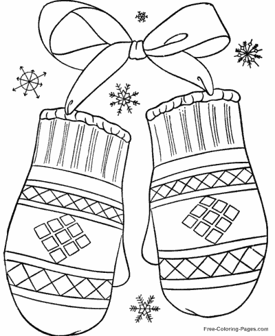 Winter coloring pages sheets and pictures