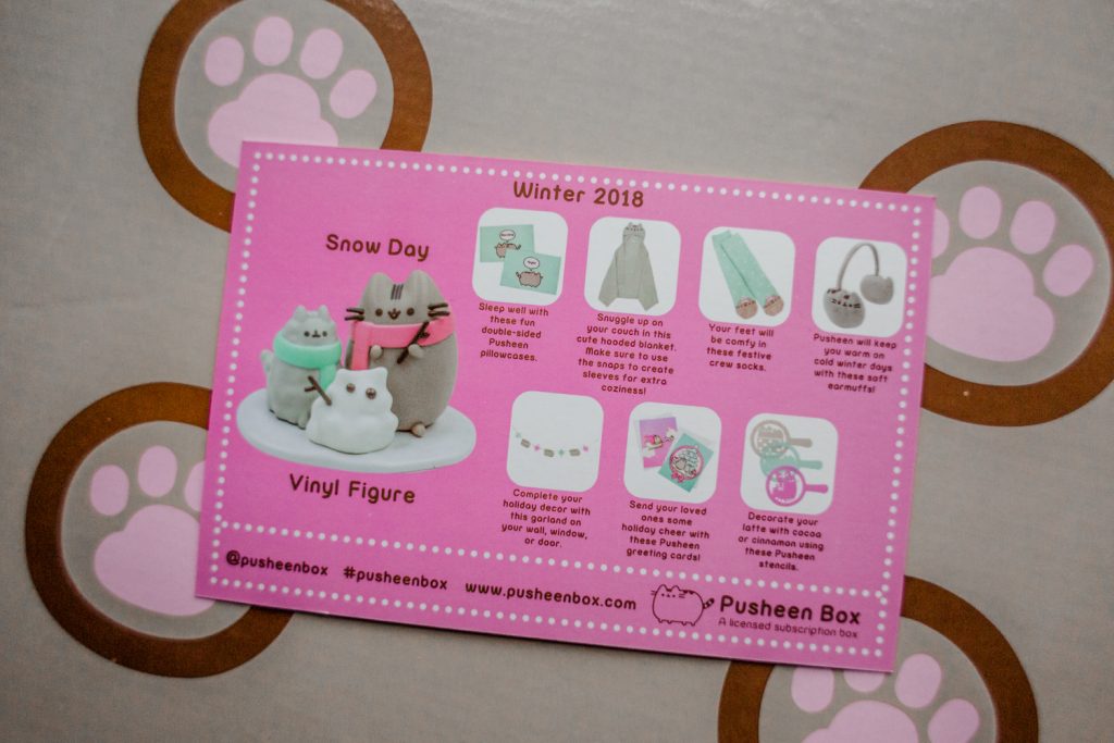 Winter pusheen subscription unboxing