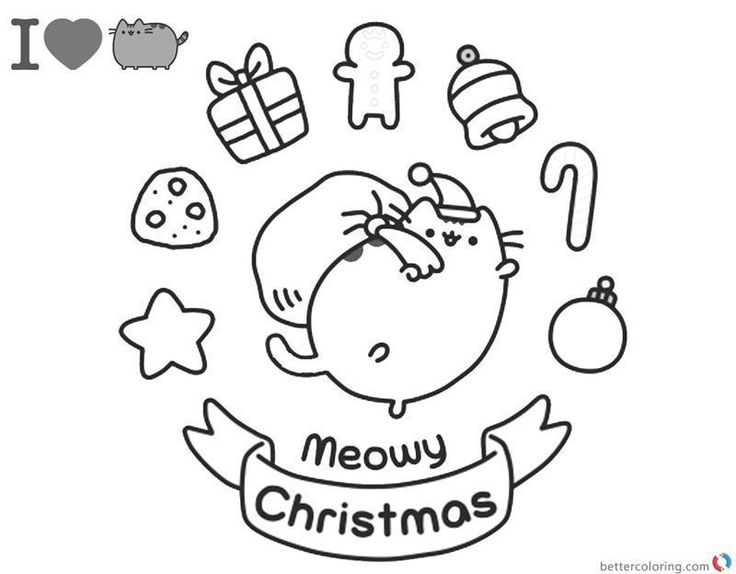 Get this pusheen coloring pages pdf and have fun with it