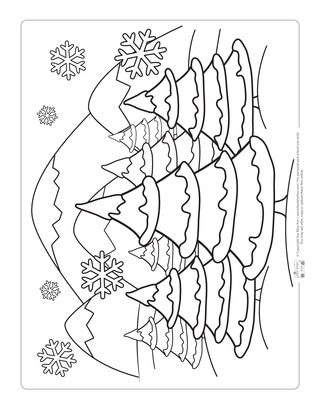 Winter coloring pages