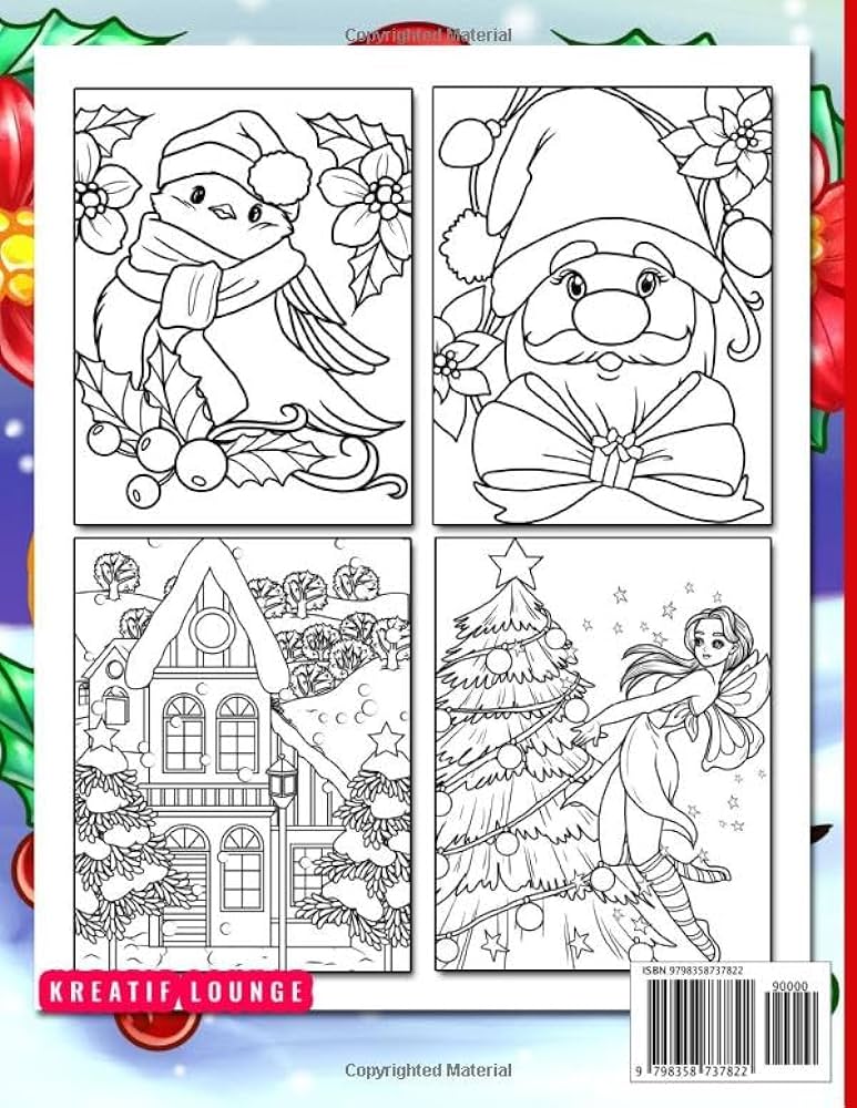 Winter scenes coloring book for adults with adorable winter scenery and cozy christmas coloring pages lounge kreatif books