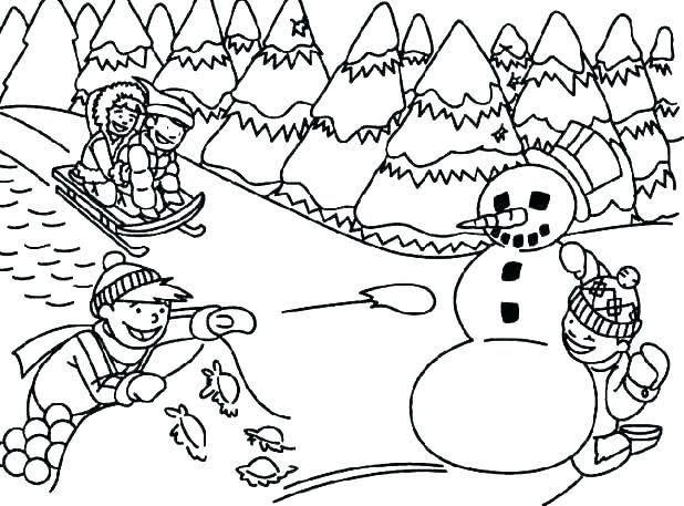 Free printable winter coloring pages for kids coloring pages winter sports coloring pages cool coloring pages