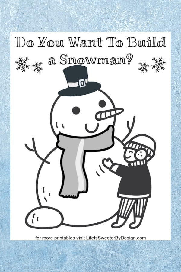 Winter coloring pages