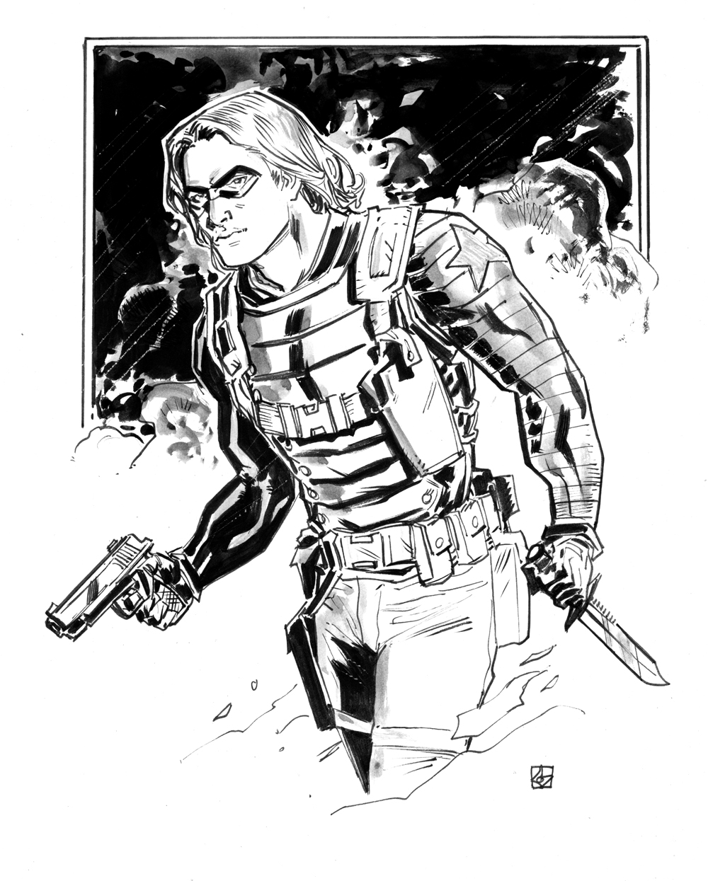 Bucky barnes the winter soldier by deankotz on