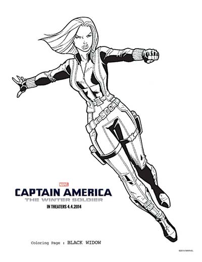 Updated captain america coloring pages