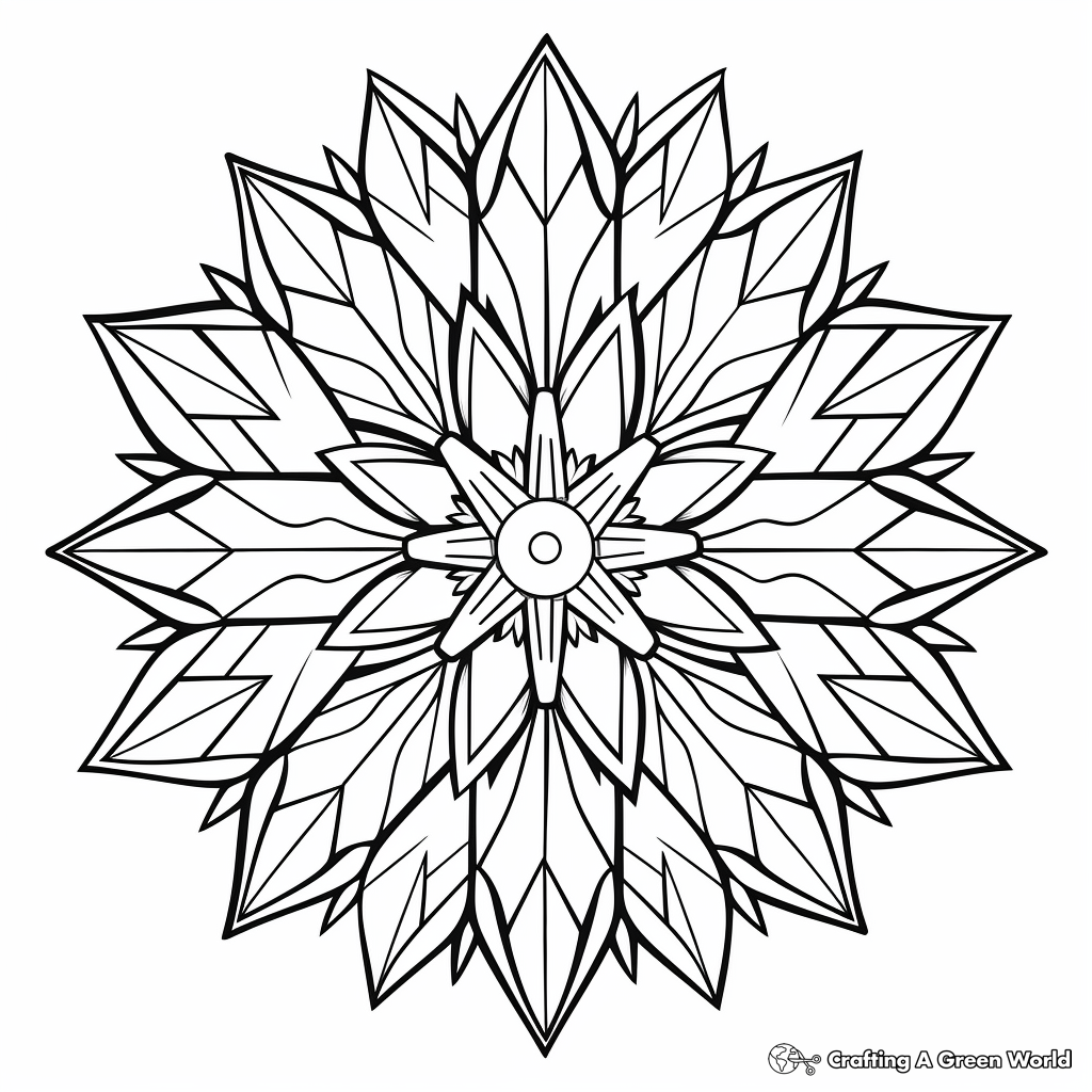 Winter solstice coloring pages