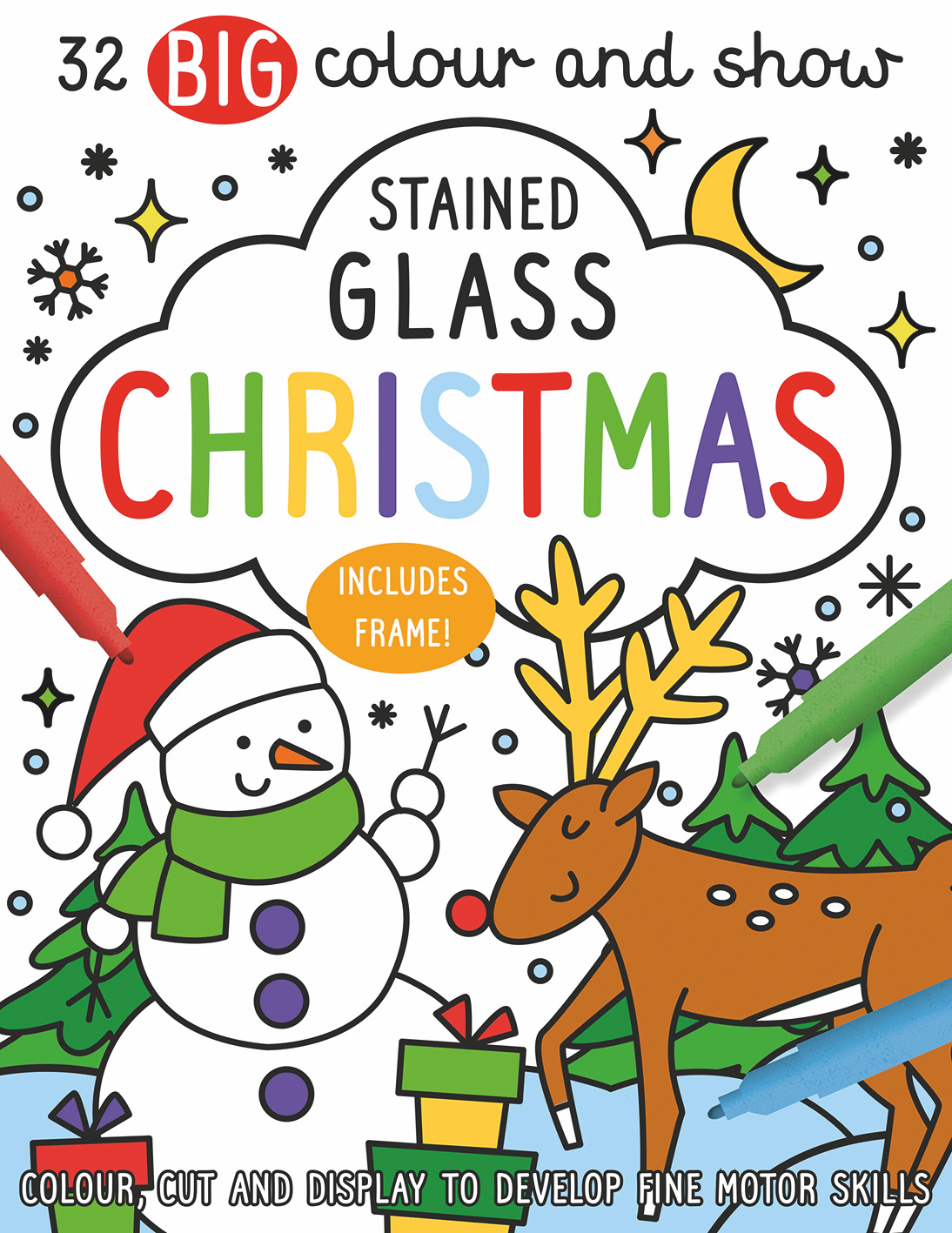 Big stained glass christmas