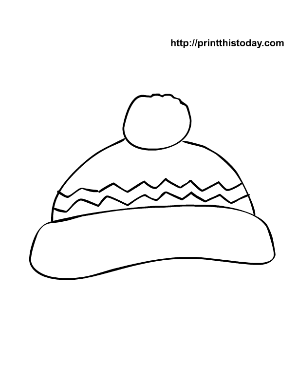 Free printable winter coloring pages