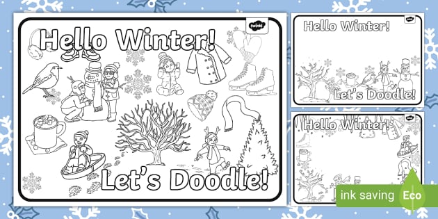 Lets doodle winter
