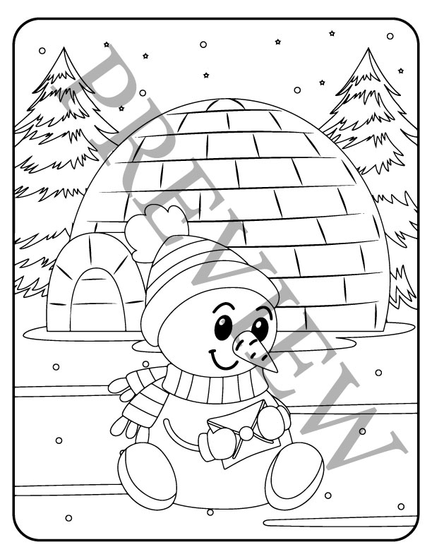 Winter coloring pages printable sheets winter coloring book pages v made by teachers