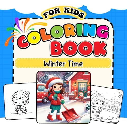 Winter time coloring book for kids fun coloring pages featuring charming designs about snowflakes snowmen and winter activities for kids to of winter ideal gifts for holiday season by garfield