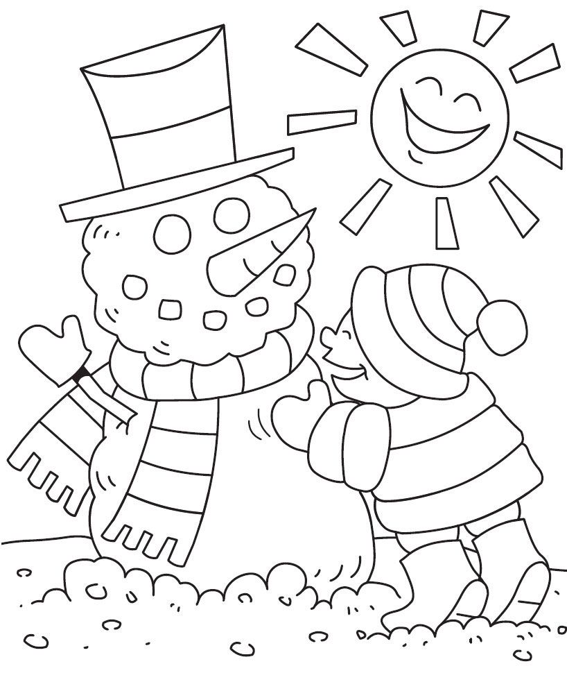 Winter coloring pages coloring pages winter snowman coloring pages christmas coloring pages