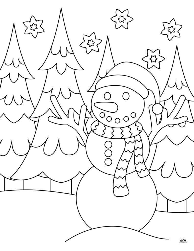 Winter coloring pages