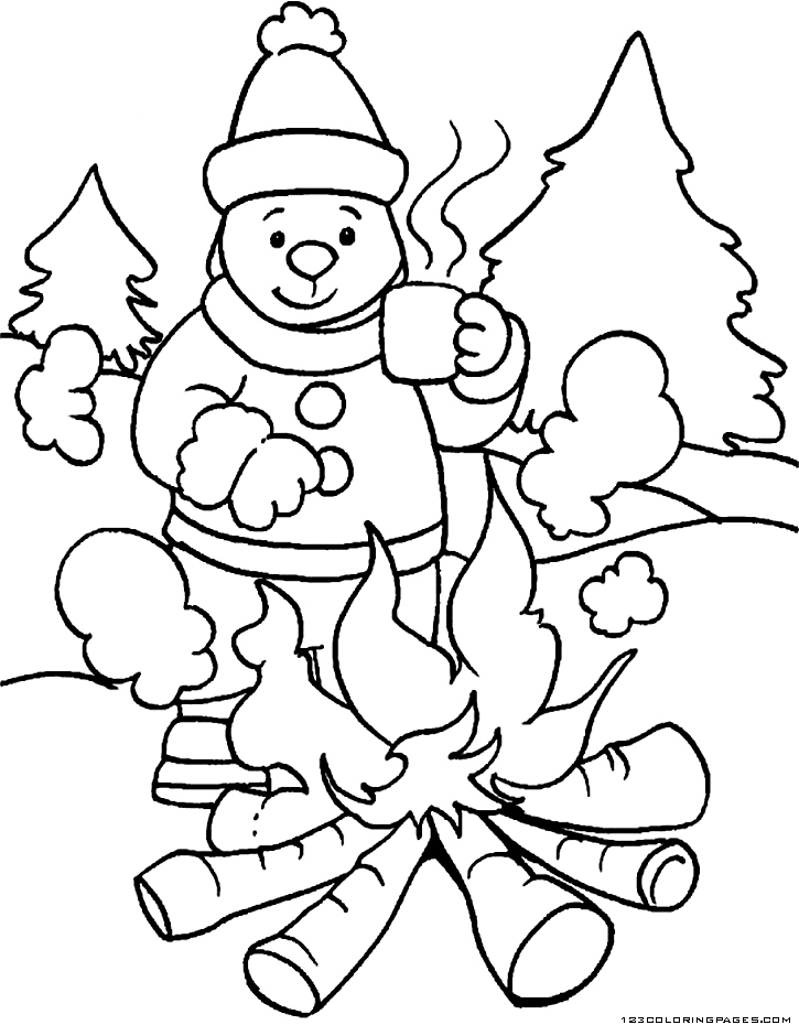 Weather coloring pages