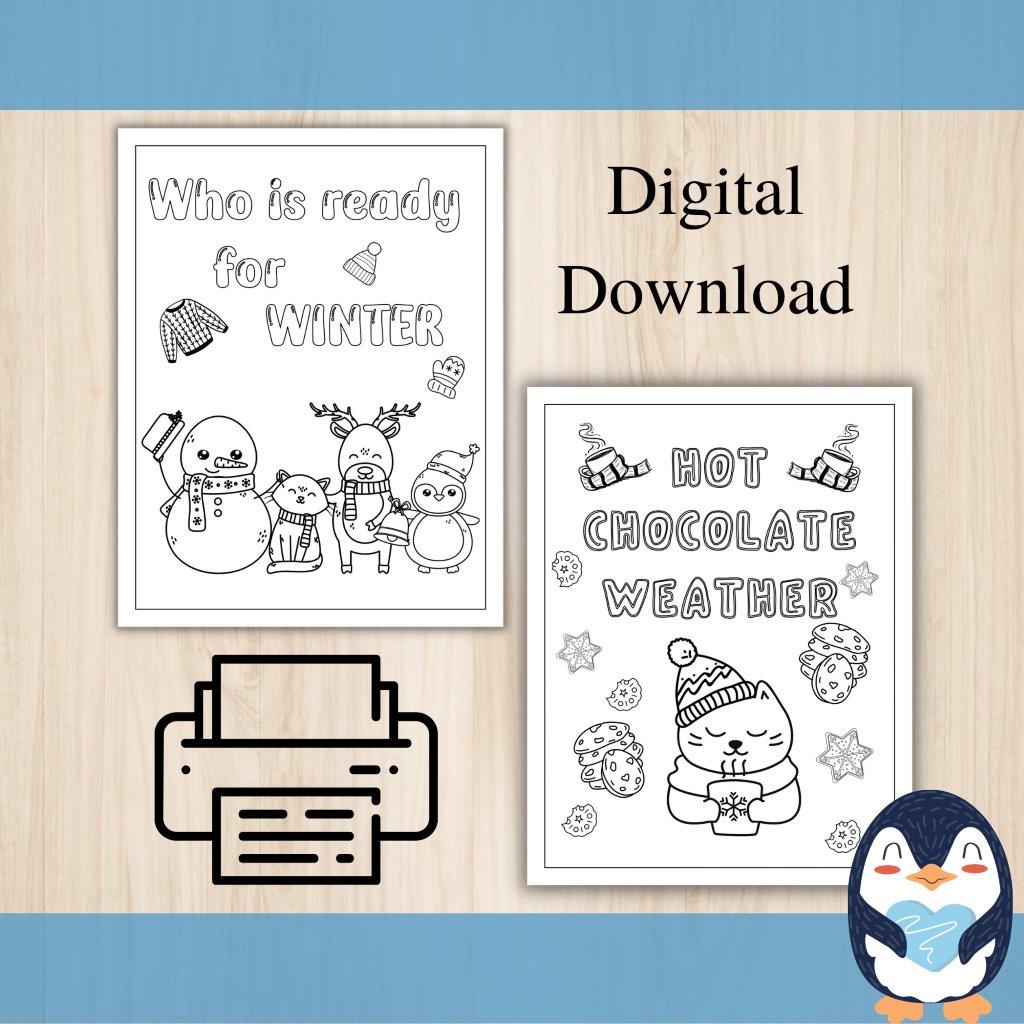 Winter coloring pages winter coloring sheets december activities made by teachers