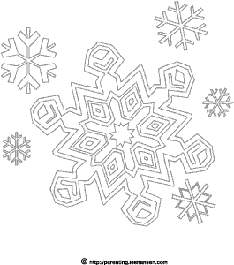 Winter coloring page