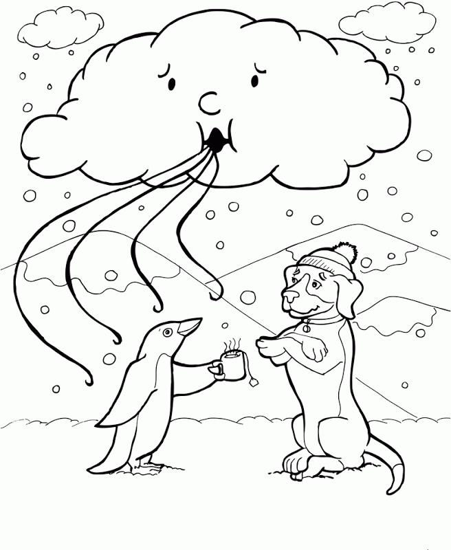 Coloring pages best weather coloring pages