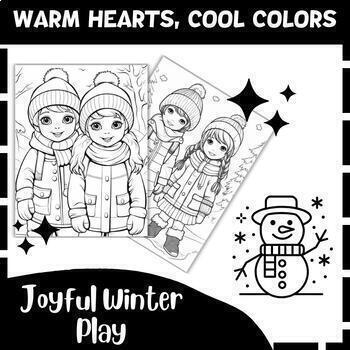 Winter december holiday cold weather clothes childrens coloring pages preschool