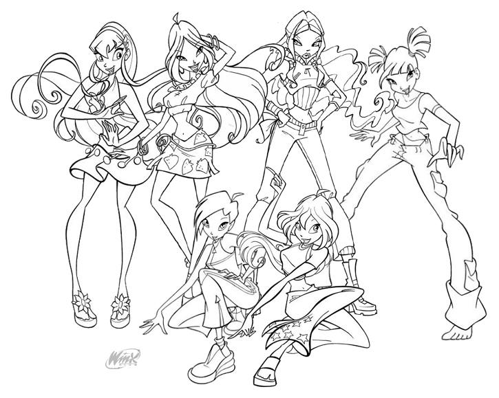 Winx club coloring page by winxclubfanart on