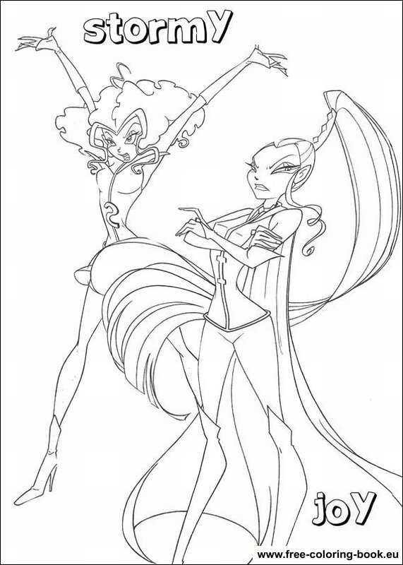 Coloring pages winx club