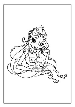 Give your child the gift of creativity with our winx club coloring pages p