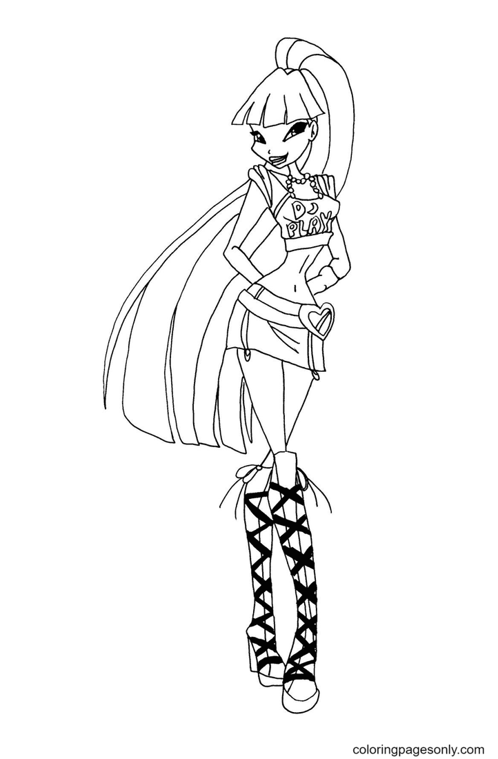 Winx club musa coloring pages printable for free download