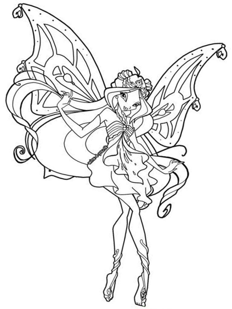 Winx club coloring pages printable coloring pages fairy coloring pages coloring pages for girls