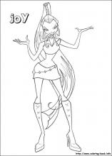 Winx club coloring pages on coloring