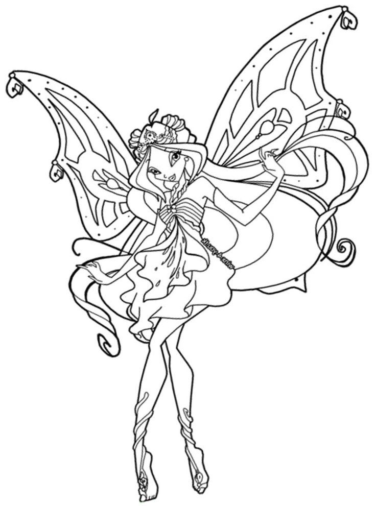 Coloring pages winx club